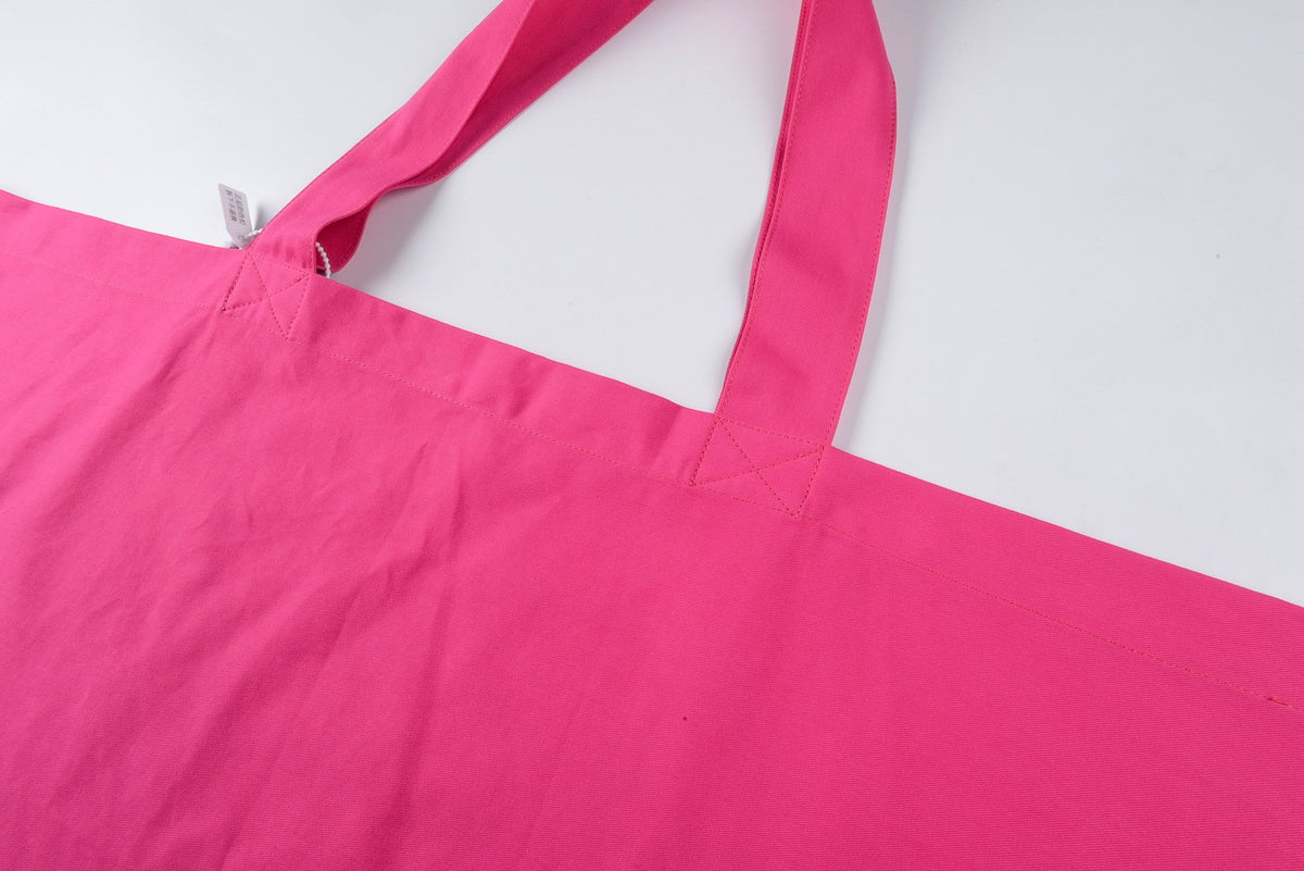 Sp5der Rhinestone Logo Oversized Tote Bag - Pink - view 7