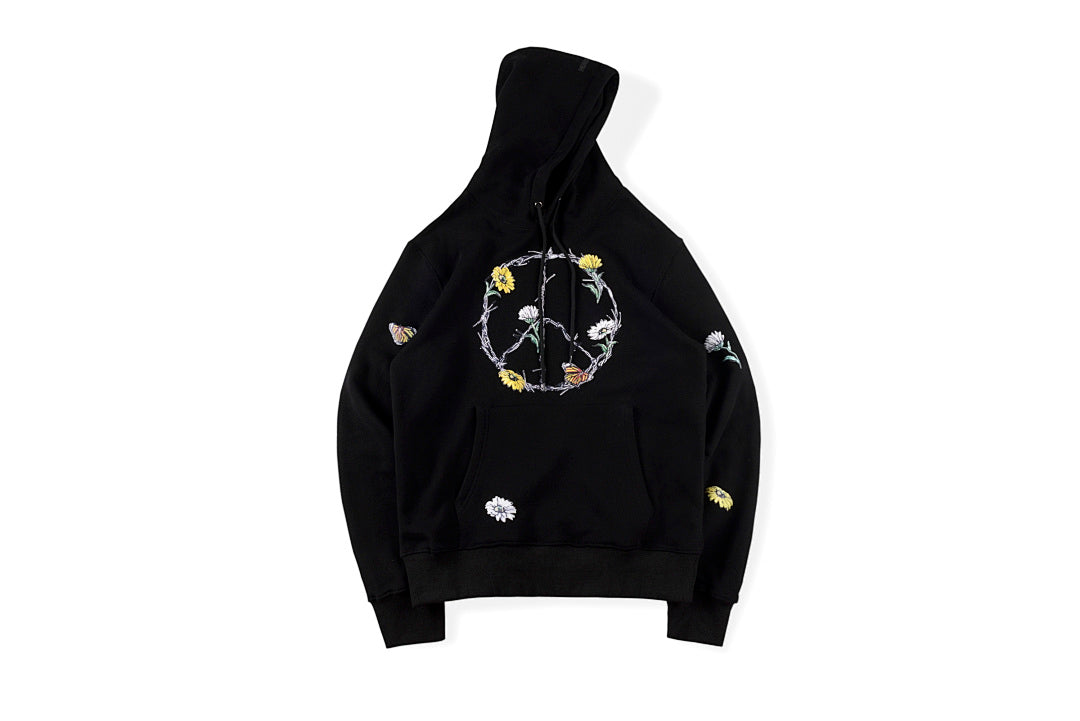 Travis Scott Honr The Gift Iron Peace 和平反战花环卫衣连帽衫 - view 13