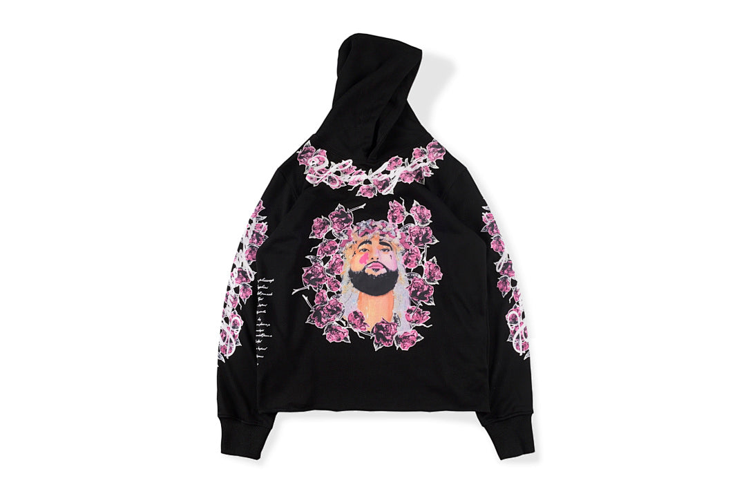 ASAP ROCKY 合作款 YAMS DAY VLON Hoodie 嘻哈说唱 人像套头卫衣 - view 14