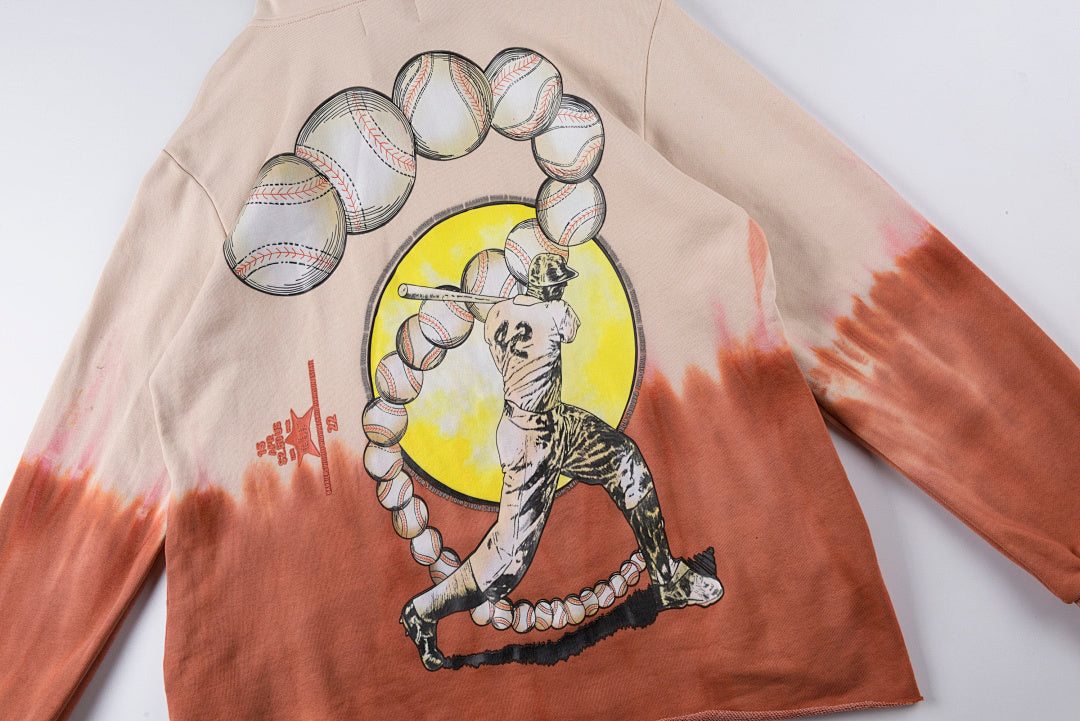 Barriers NY Jackie Robinson Tee 棒球人物扎染卫衣 - view 10