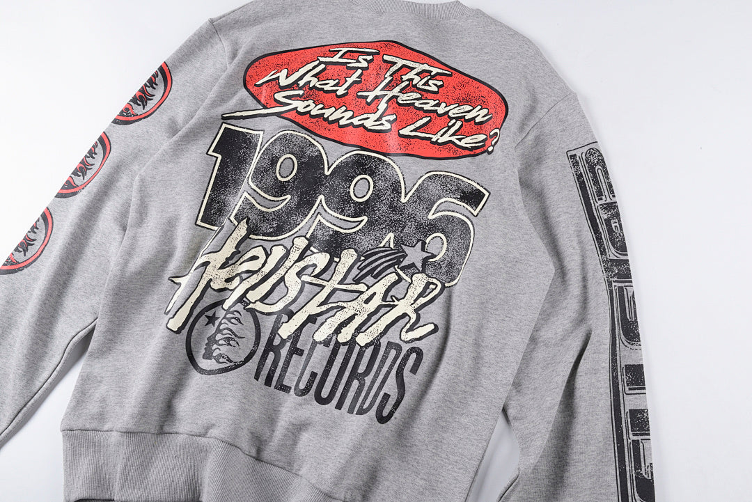 Hellstar Studios Records Crewneck Hoodie ins同款欧美潮卫衣 - view 11