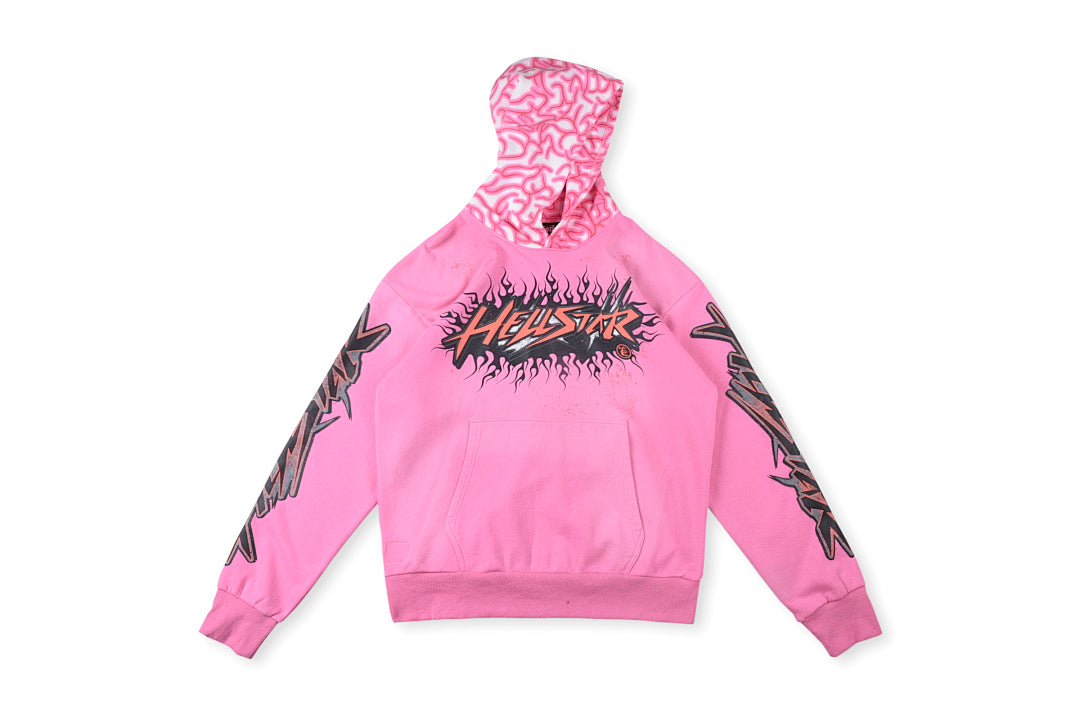 Hellstar Studios brainwashed hoodie with brain 洗水套头卫衣 - view 13