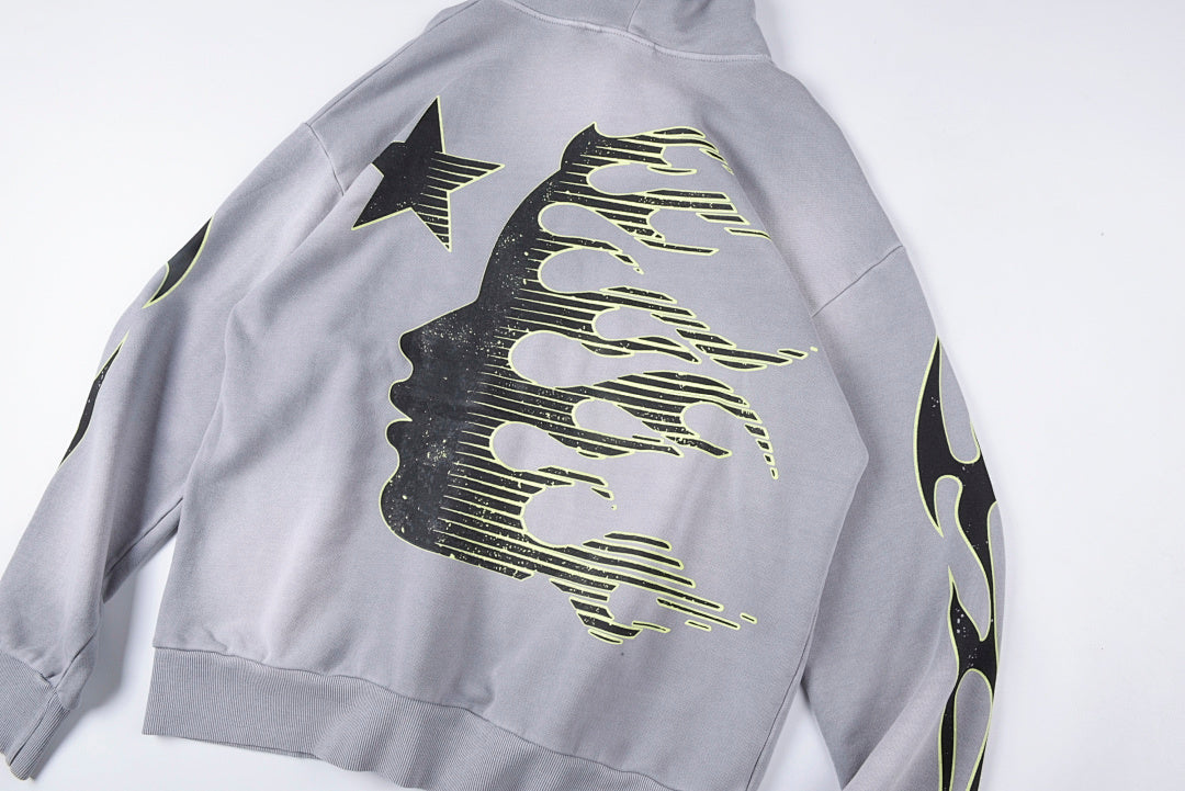 Hellstar Studios brainwashed hoodie with brain 洗水卫衣 - view 11