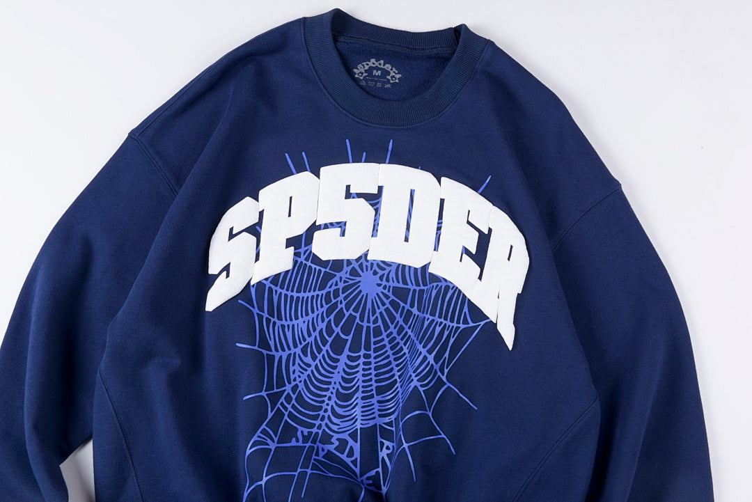 Sp5der 555555 OG Web Hoodies pants 经典蜘蛛网男女圆领卫衣 - view 9