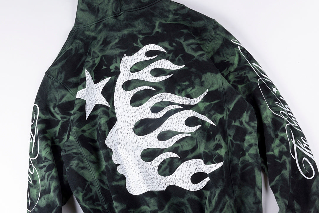 Hellstar Green Marble Paradise Hoodie 扎染大理石休闲连帽卫衣 - view 11
