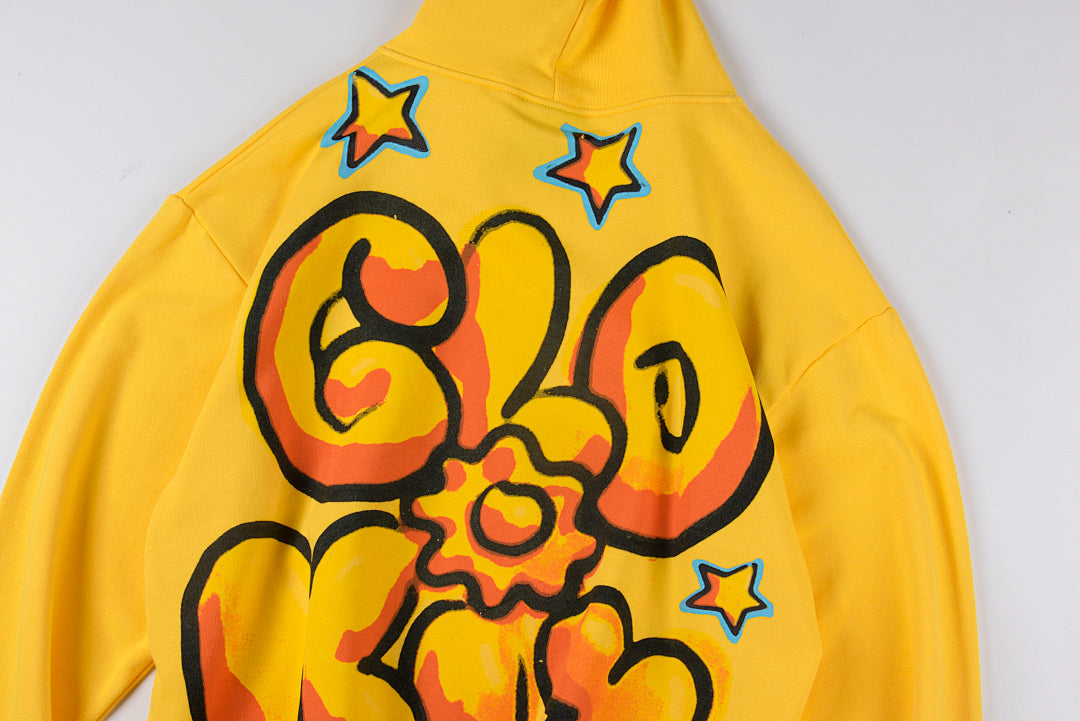 Young Thug Sp5der 555555 Hoodie 补丁拼接连帽卫衣 - view 7