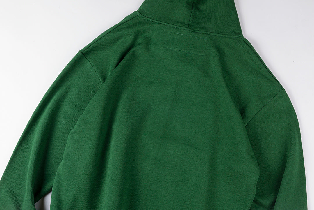 Sp5der 555555 Hoodie 拉链开衫男女款拼接连帽卫衣 - view 8