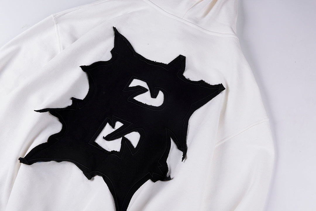 Billionaire BLACKOUT BILL NET Hoodie 刺绣拉链连帽卫衣 - view 7