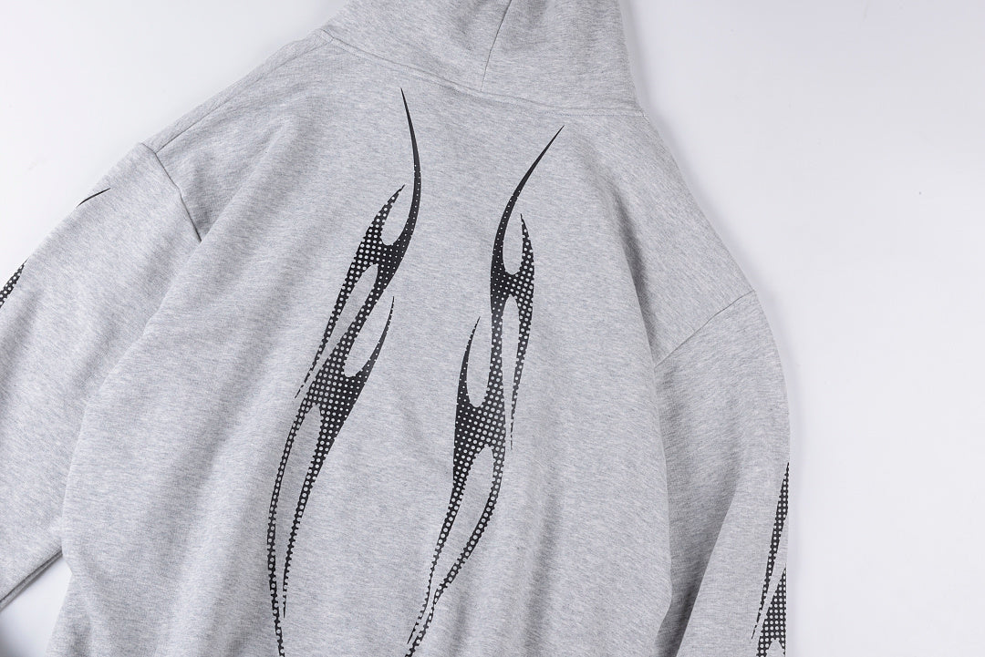 Hellstar Studios Hoodie 火焰印花休闲纯棉卫衣 - view 12