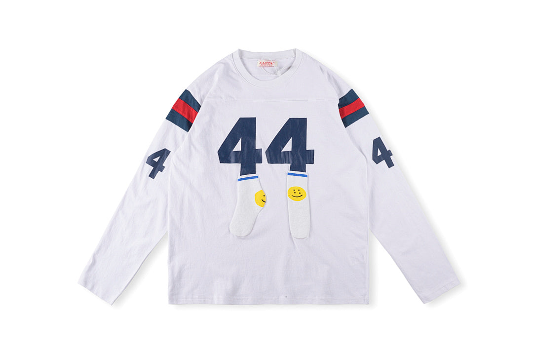 Kapital Kountry Smiley Baseball 平田和宏袖子破洞88笑脸长袖T - view 13