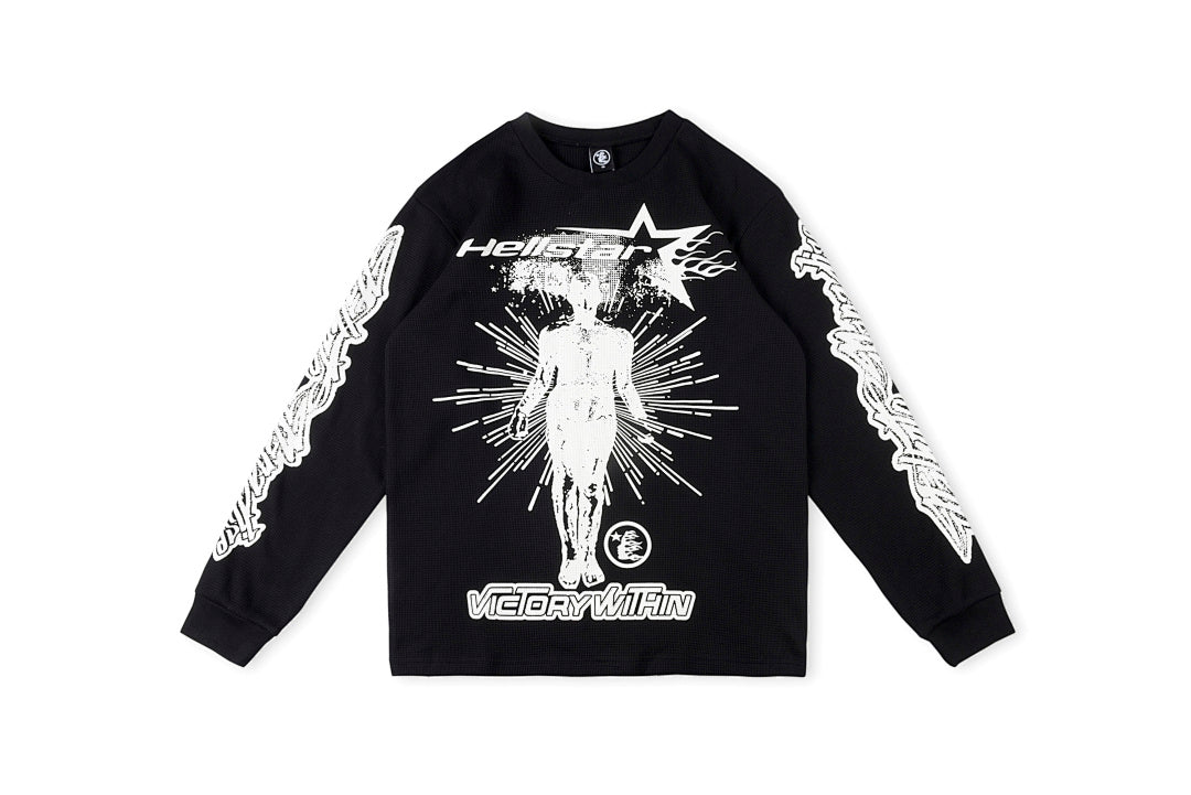 Hellstar Studios victory thermal 欧美大logo男女长T - view 12
