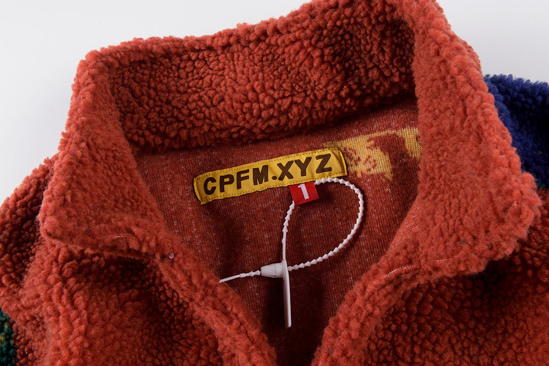 菲董同款 CPFM.XYZ Rave Cowboy Pullover 彩虹编织绒面套头卫衣 - view 6