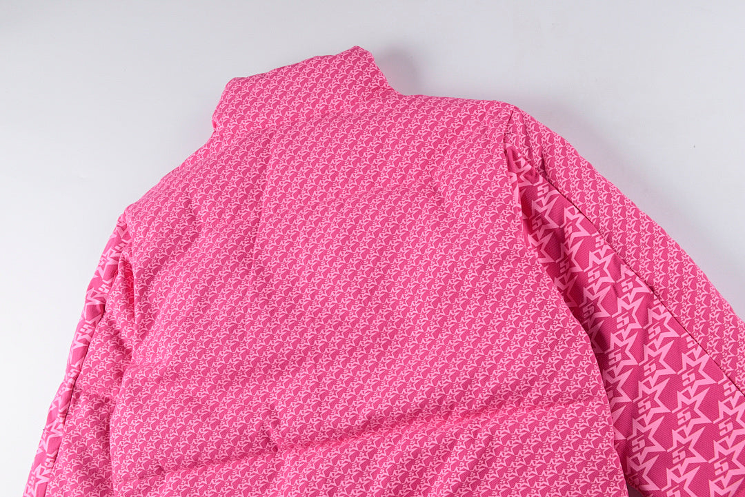 Young Thug Sp5der 555 Pink Puffer Jacket短款羽绒夹克外套 - view 8