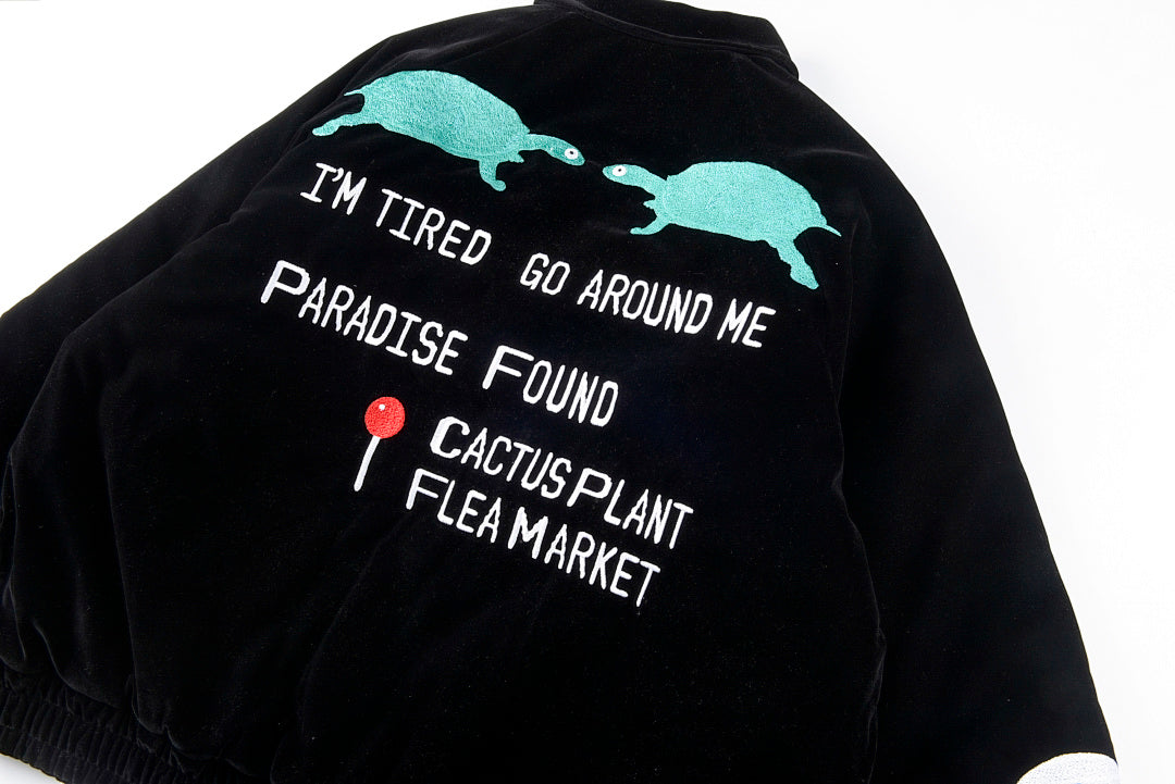 CPFM.XYZ TOO SLOW SOUVENIR JACKET 绒面刺绣纪念品夹克外套 - view 11