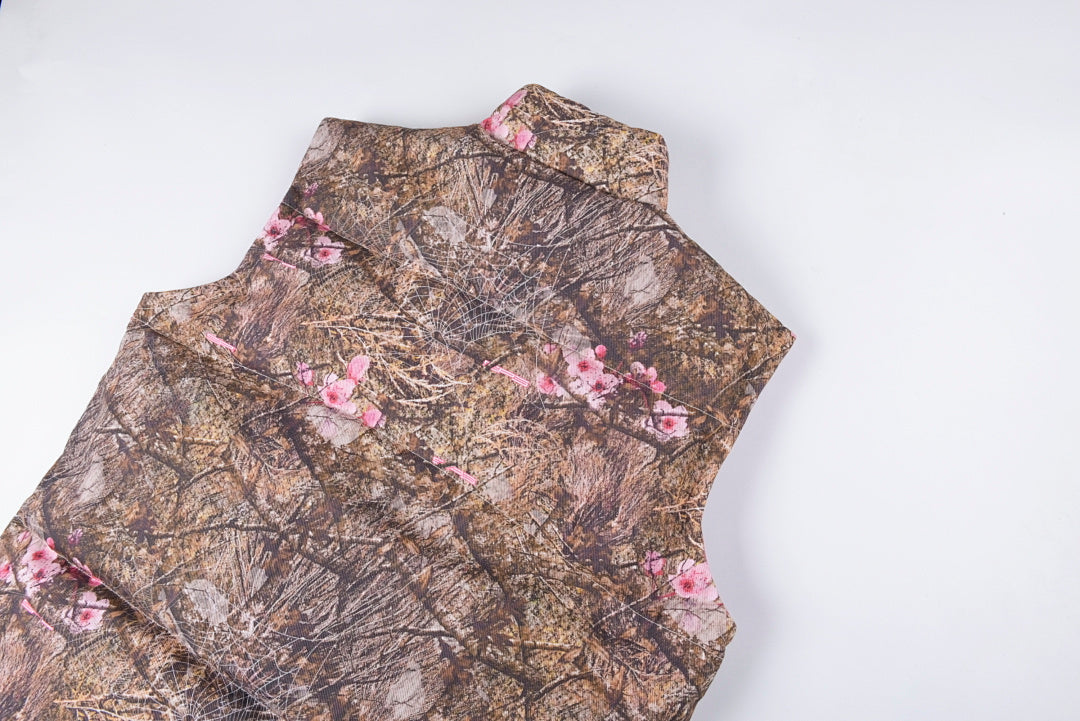Sp5der worldwide Real Tree Puffer Vest 树纹羽绒男女马甲外套 - view 7