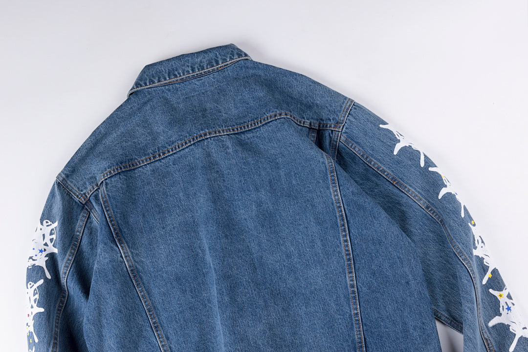 Sp5der 555555 Real Tree OG Web Hoodie pants牛仔外套 - view 9