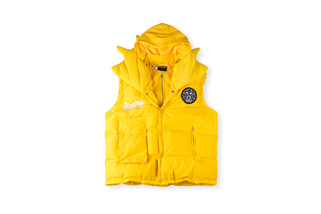 GLO GANG vest jacket 刺绣工艺背心式夹克棉服外套袖子可拆 - view 22