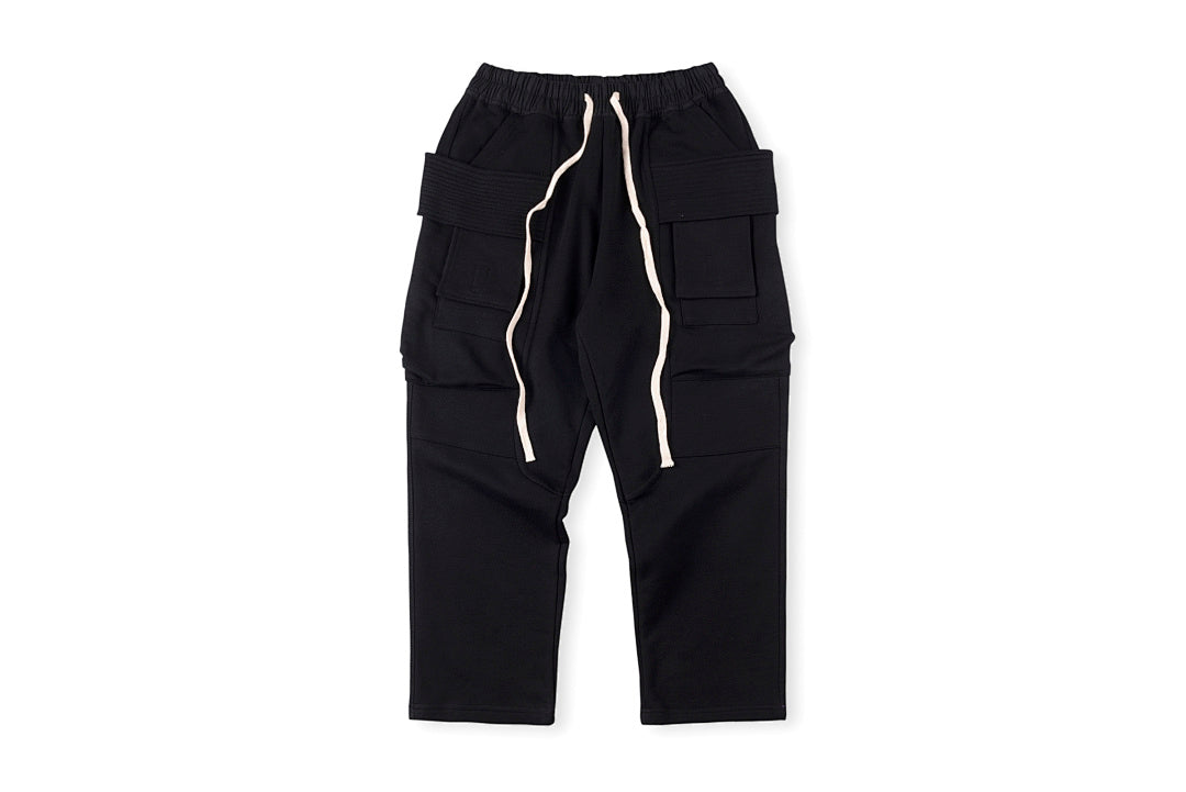 Travis Scott Rick Dust Creath Cargo Pants高街双环工装九分裤 - view 10