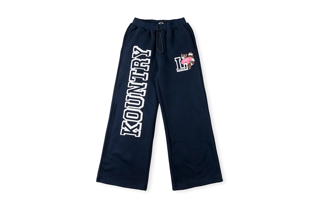 Kapital Kountry pants 平田和宏纯棉字母休闲运动长裤 - view 8