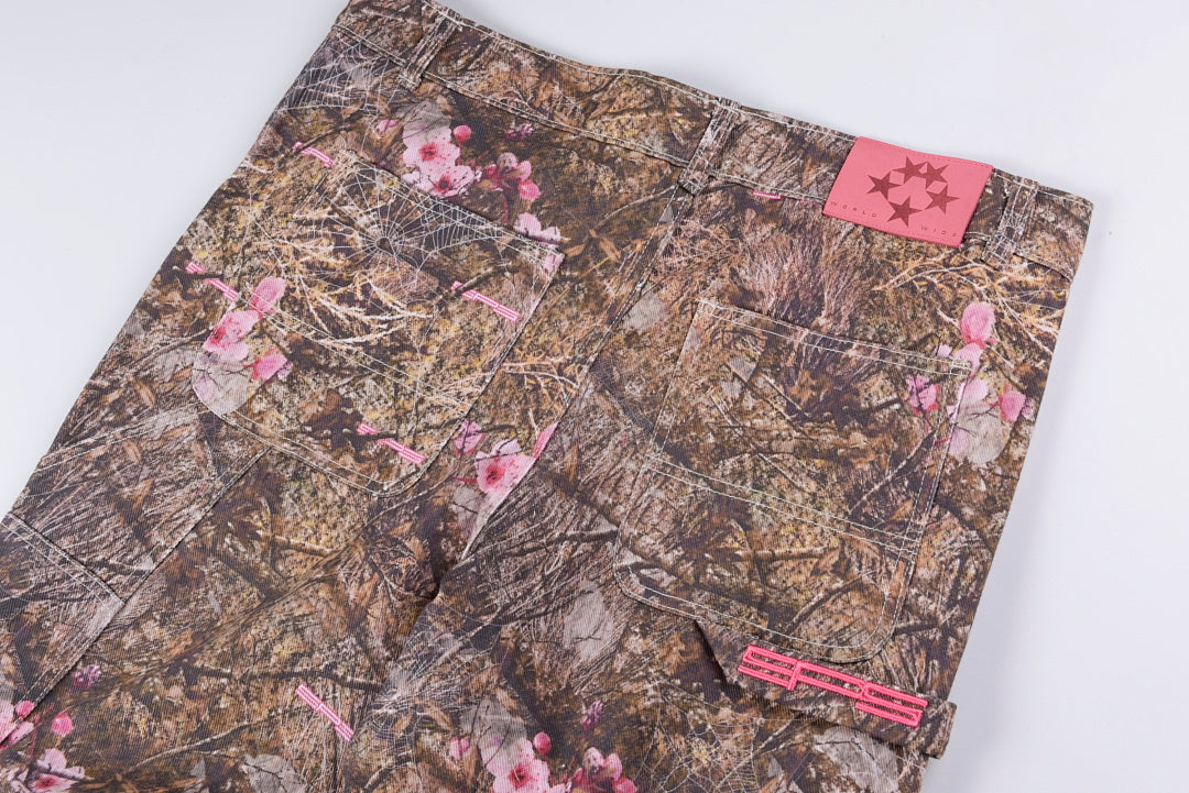 Sp5der 555555 Real Tree OG Web Hoodie pants树纹工装长裤 - view 6