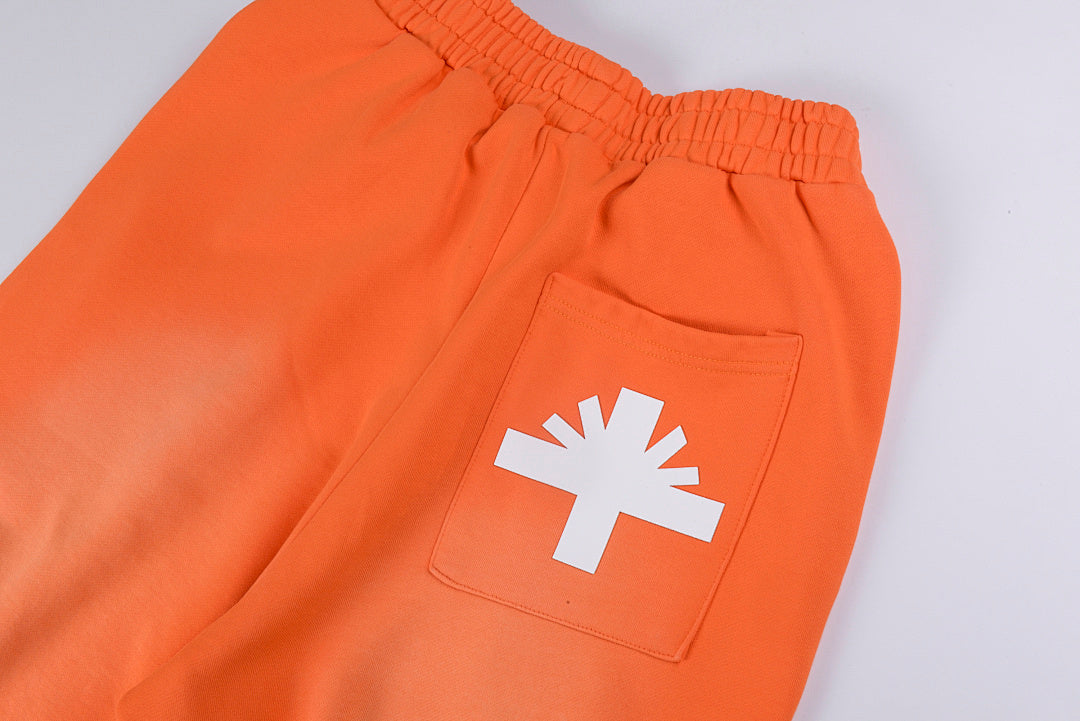 Vertabrace sweatpants 洗水立体印花运动男女休闲长裤 - view 11