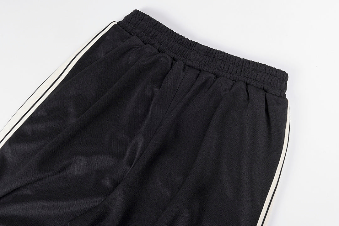 SAINT VANITY 刺绣条纹运动休闲拉链套装长裤 - view 12