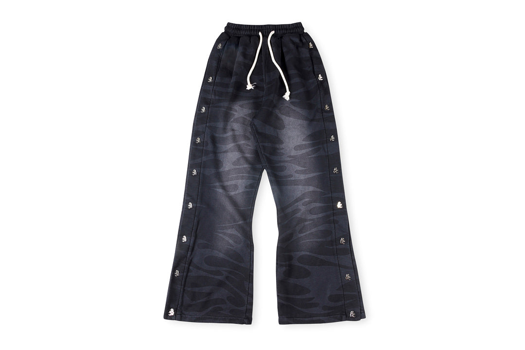 Hellstar Studios Capsule 10 Cotton Pants 排扣洗水纽扣高街长裤 - view 9