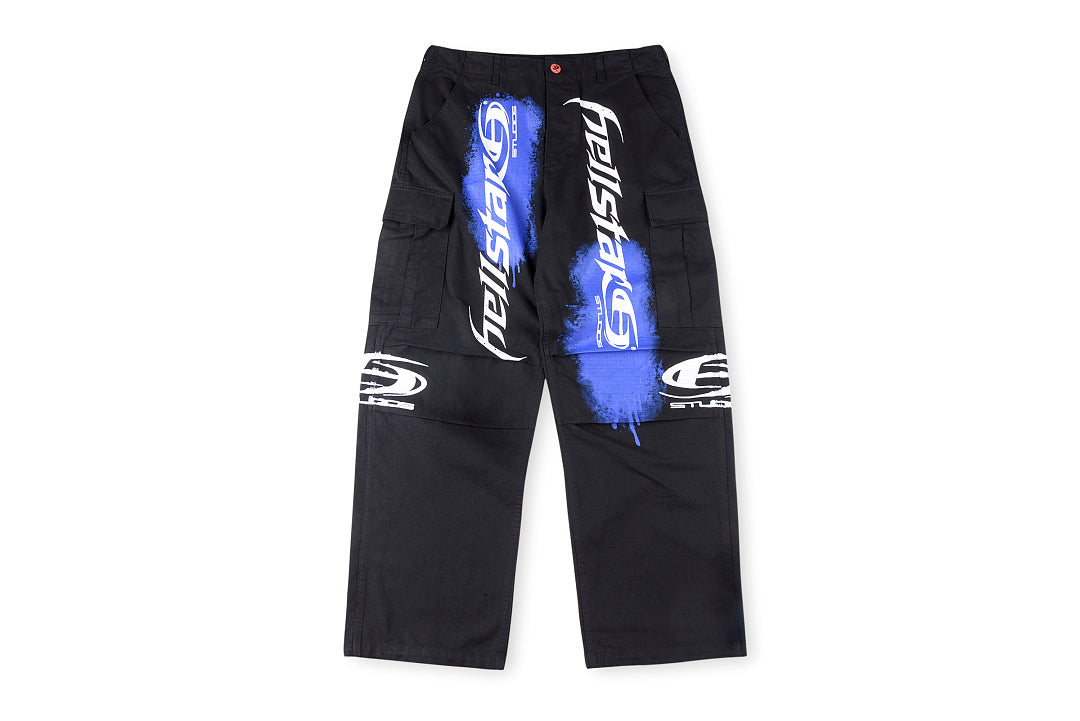 Hellstar Studios Embroidered trousers 刺绣多口袋工装休闲长裤 - view 12