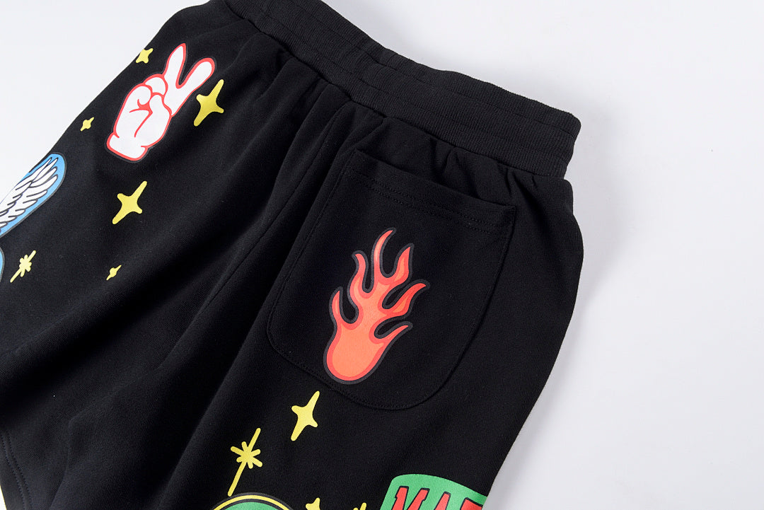 Travis Scott Honr The Gife Grand Prix MARKET印花短裤 - view 8