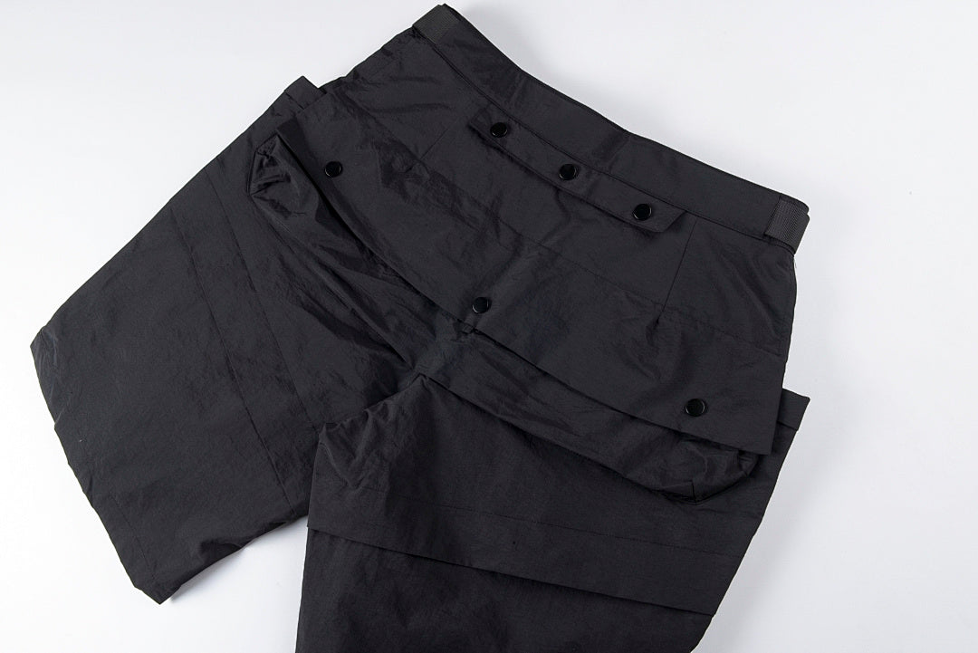 Travis Scott Whoisjacow Cargo Shorts高街多口袋工装短裤 - view 9