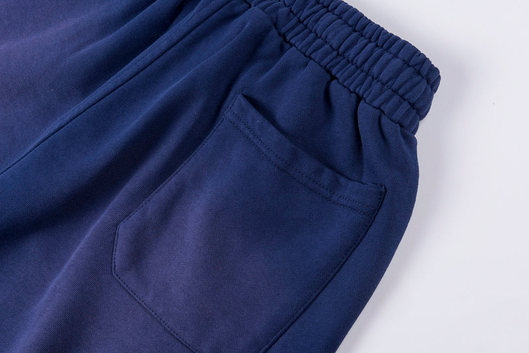 Vertabrae Emblem Shorts 烫钻洗水纯棉运动休闲短裤男女欧美高街 - view 13