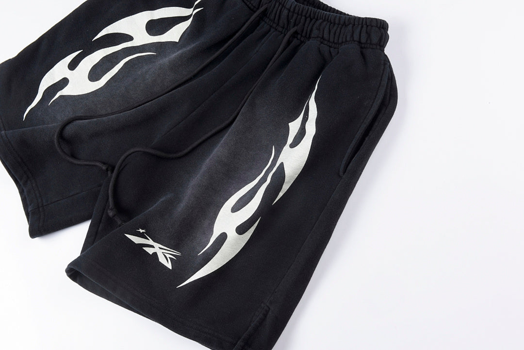 Hellstar Studios Sports Flame Shorts 休闲运动男女洗水短裤 - view 7