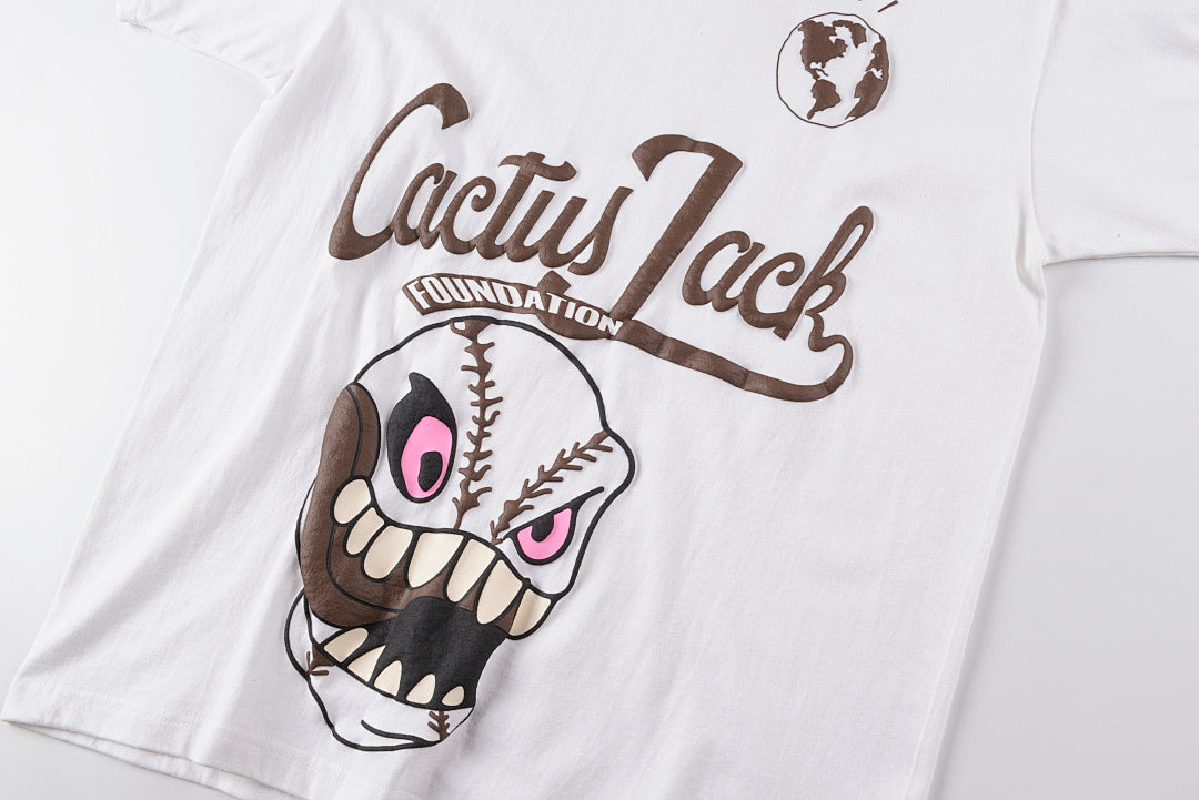 Travis Scott Cactus Jack rolling lou Miam周边短袖T恤 - view 6