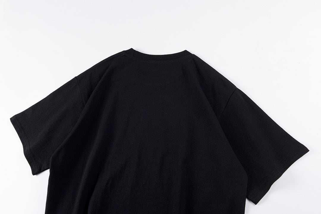 明星同款Sp5der 555555 Hoodie 闪片大logo男女纯棉短袖T恤 - view 10