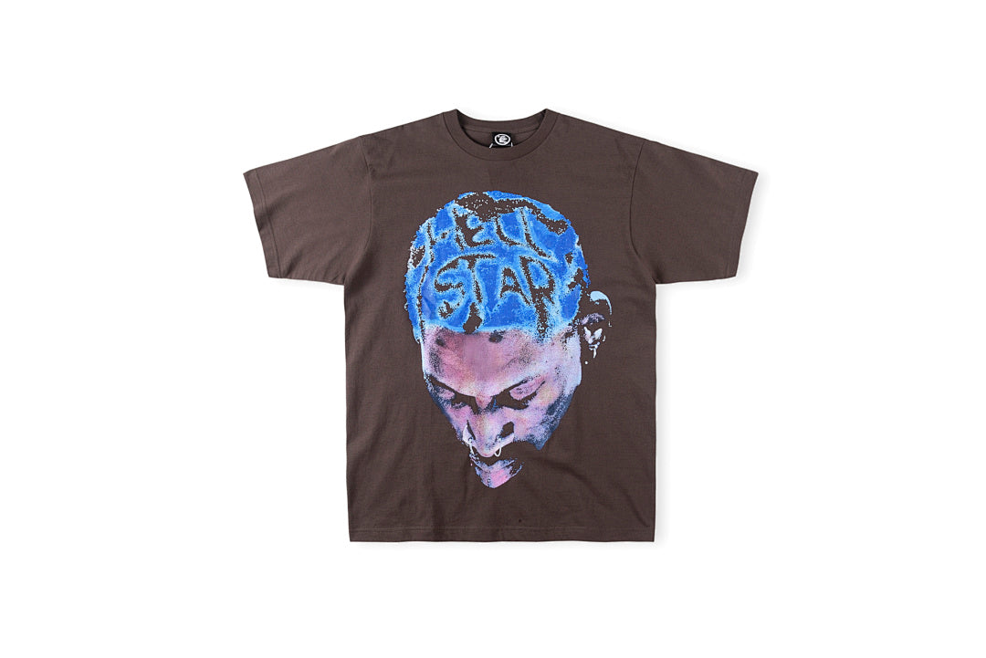Hellstar Rodman Tee 肖像人头闪片欧美高街潮流男女短T - view 12