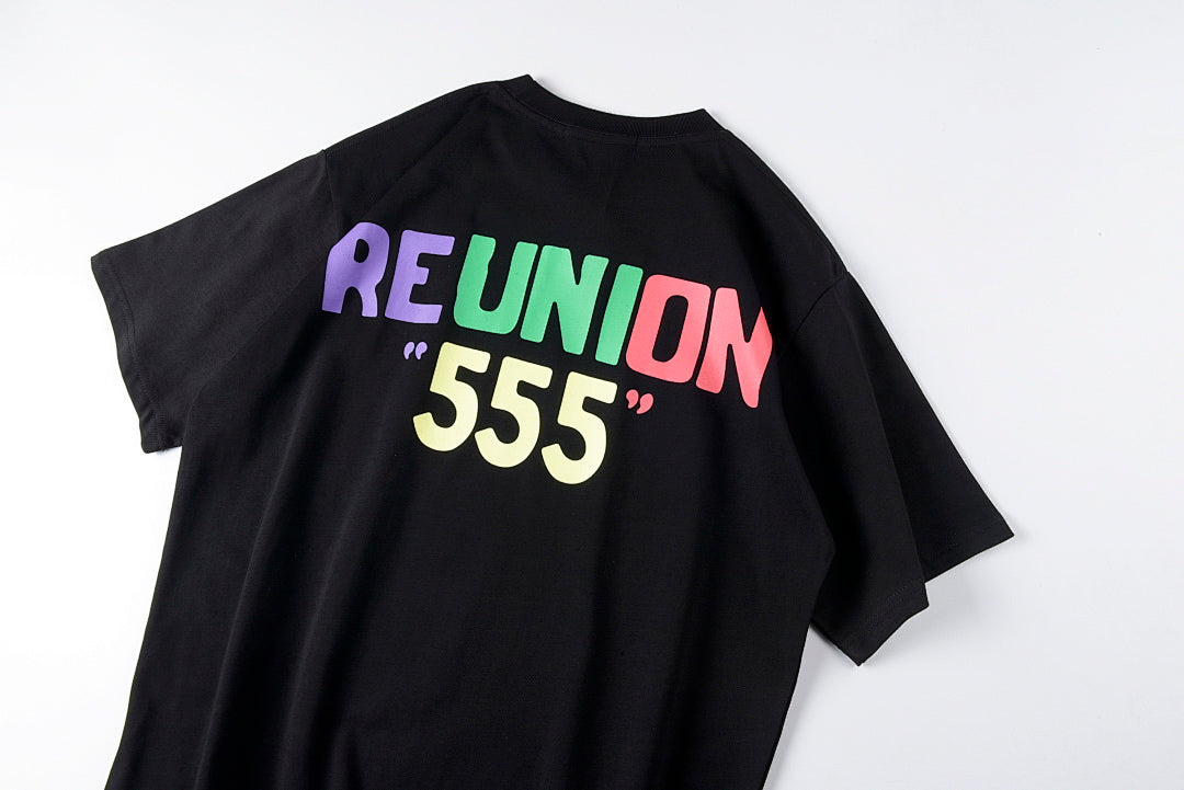 Young Thug 明星同款Sp5der 555555 REUNINON Tee男女纯棉短T - view 8