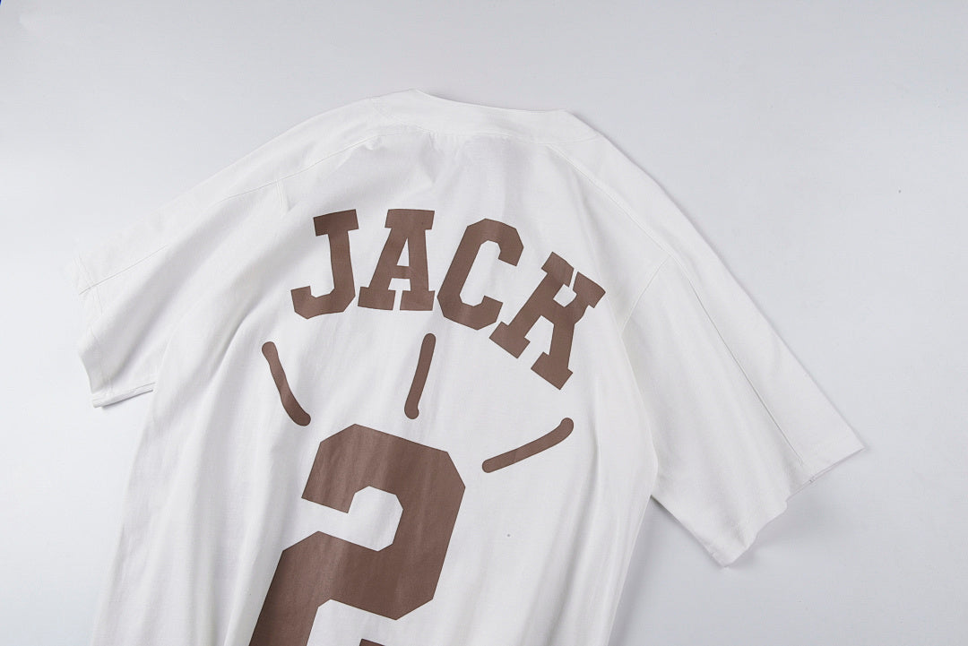 Travis Scott Cactus Jack Weekend Utah Shirt鬼面合作棒球服短袖 - view 9