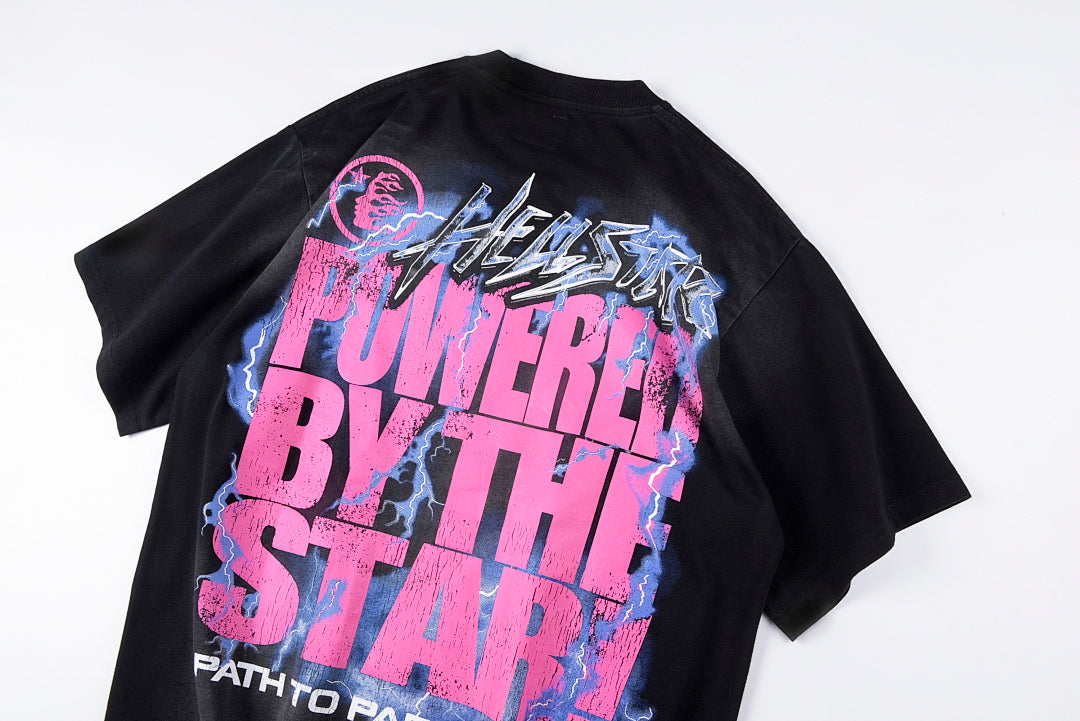 Hellstar Brain Helmet Short Sleeve 做旧水洗短T - view 8