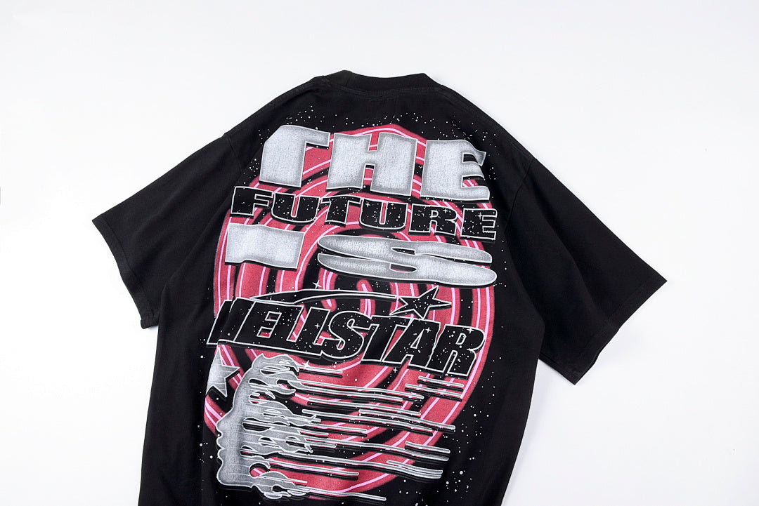 Hellstar Future Short Sleeve 地狱之星未来人洗水做旧短T - view 11