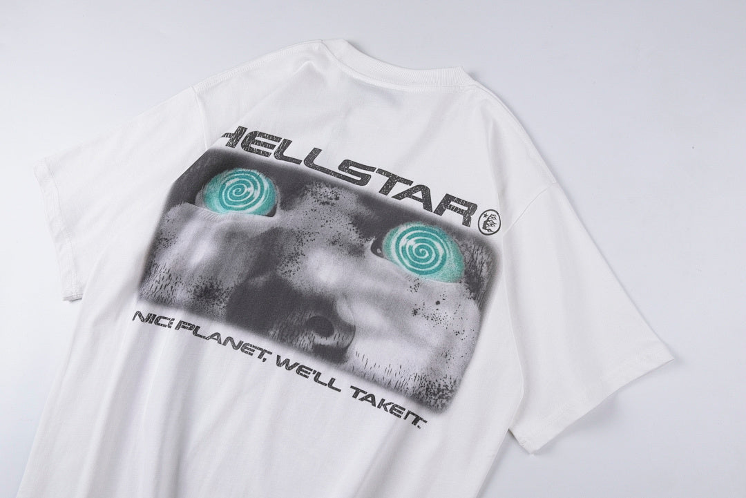 Hellstar Studios Attacks Tee外星人大logo男女纯棉休闲短T - view 12