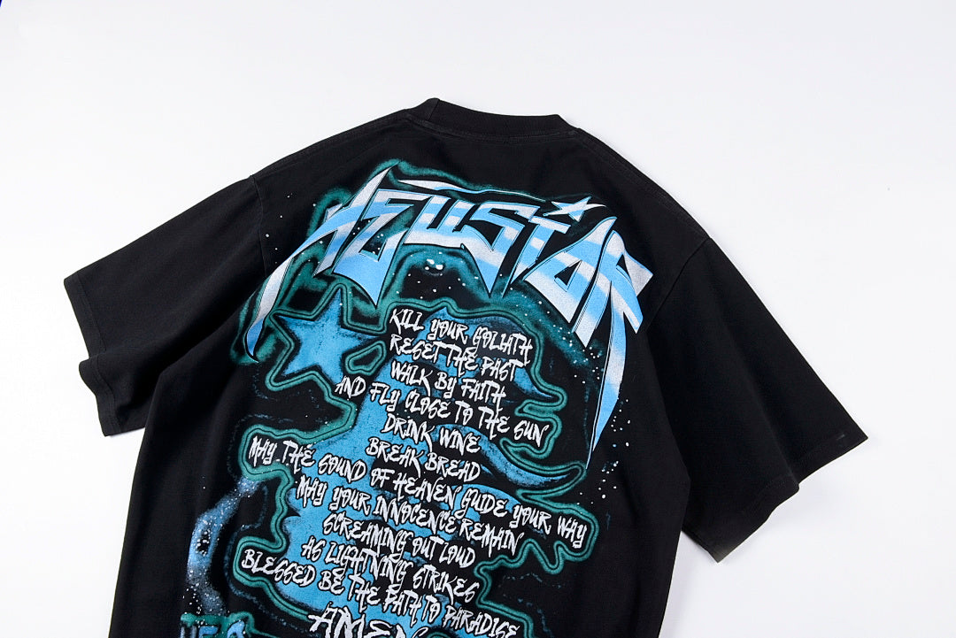 HELLSTAR STUDIOS Future Short Sleeve 美式高街男孩眼镜外星人短T - view 9