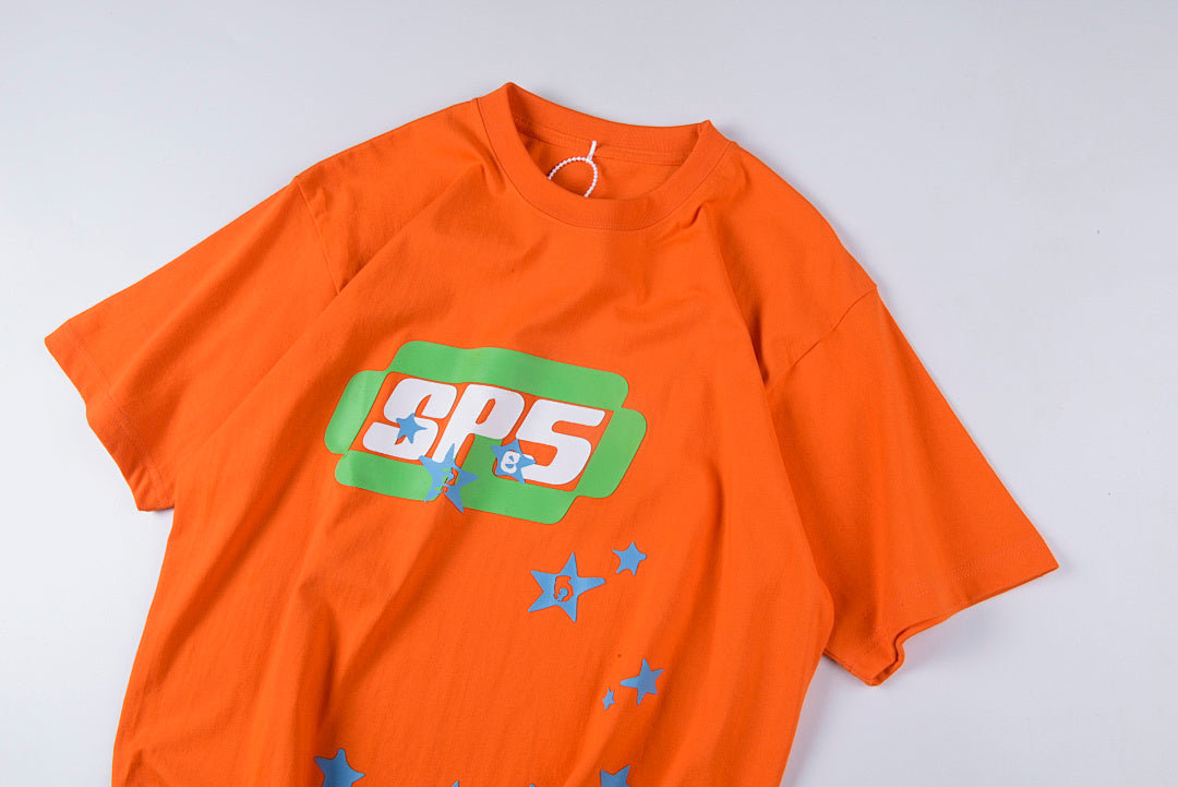 Sp5der 555555 Bite Arah NY Phobia Web Tee蜘蛛印花短T - view 5