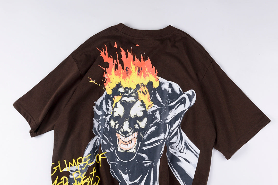 Travis Scott cactus jack Utopia pack男女纯棉短袖 - view 7