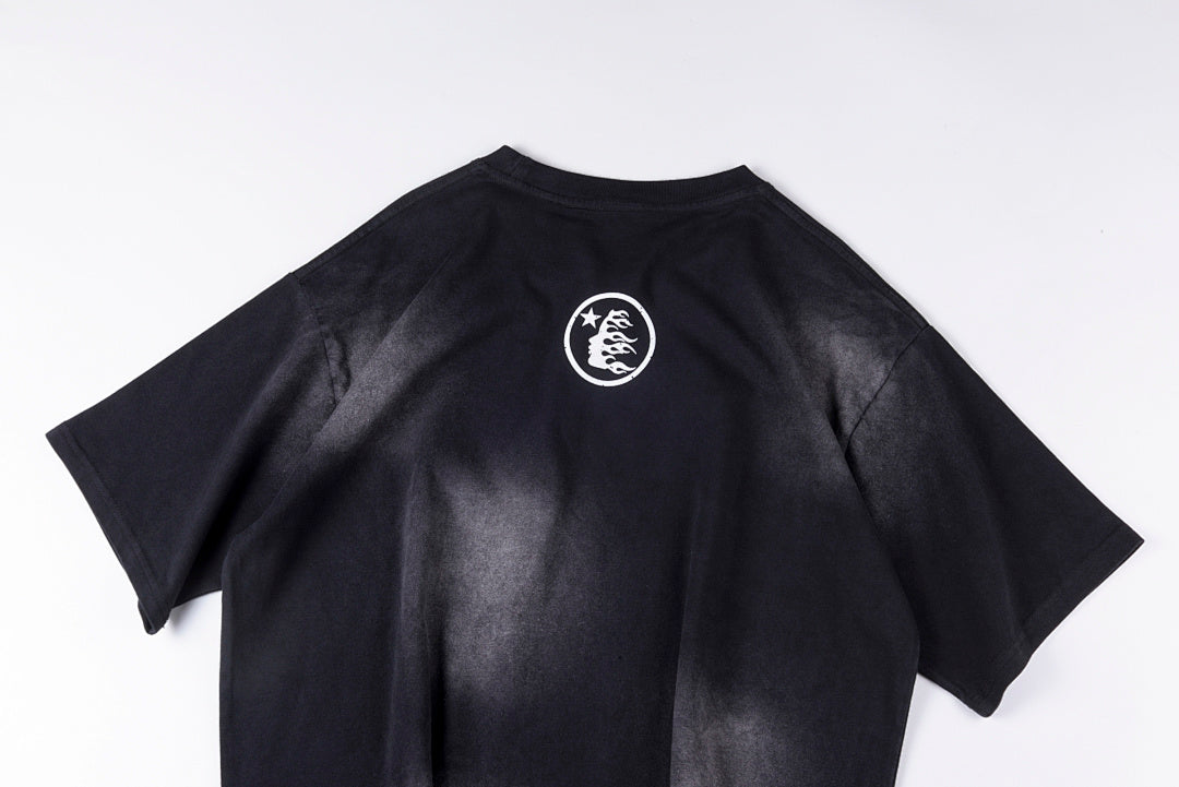 Hellstar Studios Box Logo Tee 纯棉洗水休闲短T - view 16