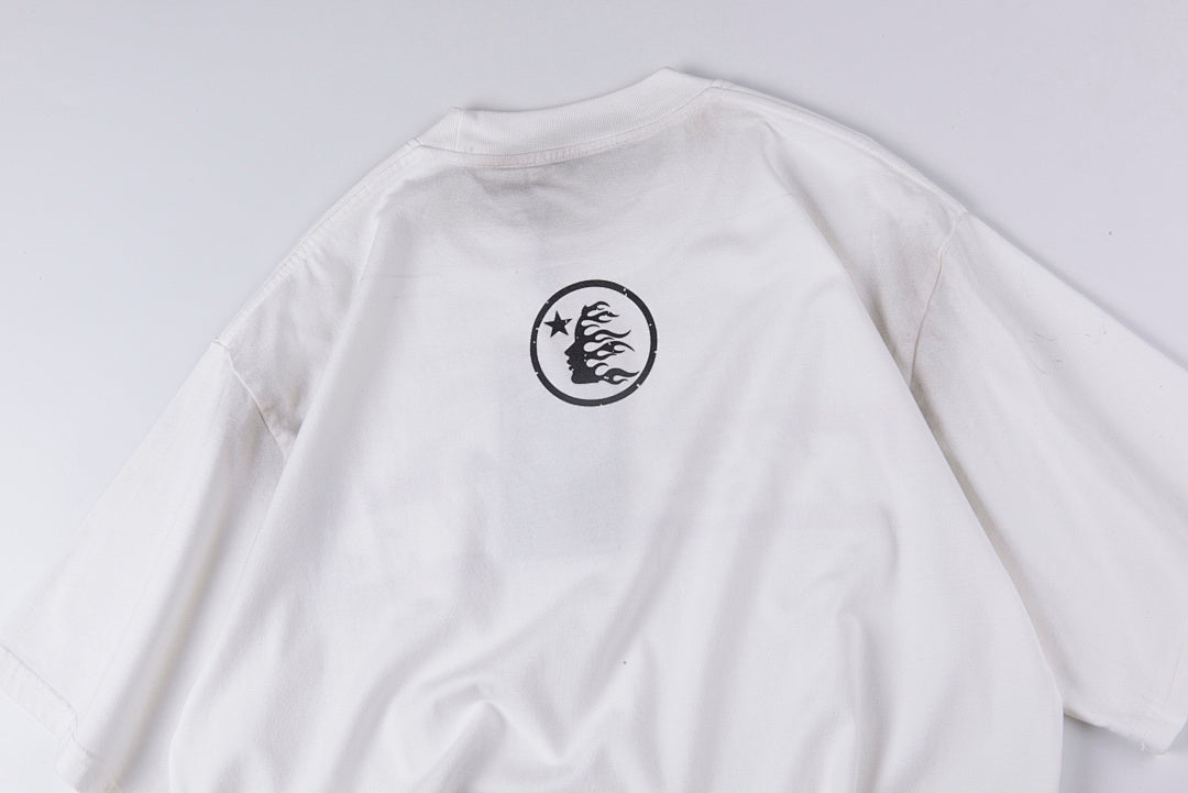 Hellstar Studios Box Logo Tee 纯棉洗水休闲短T - view 9