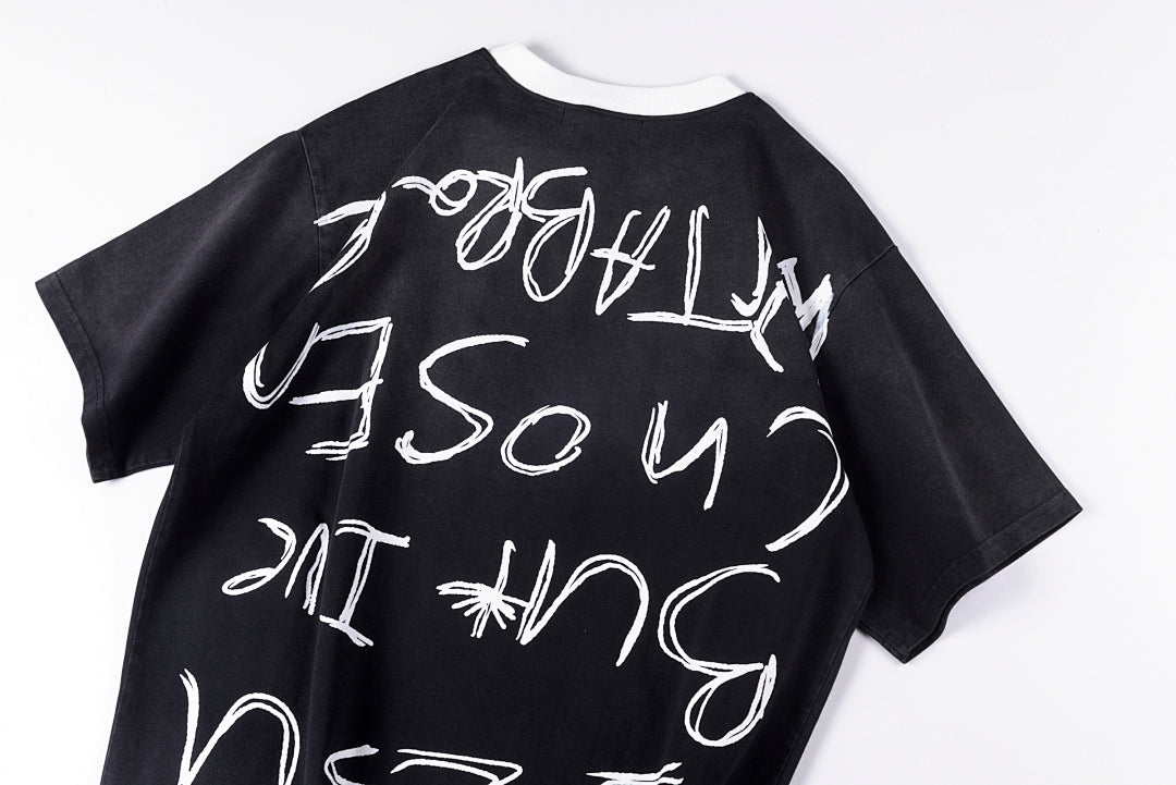 Vertabrae Chosen Tee Olive 撞色拼接领口休闲短T - view 10