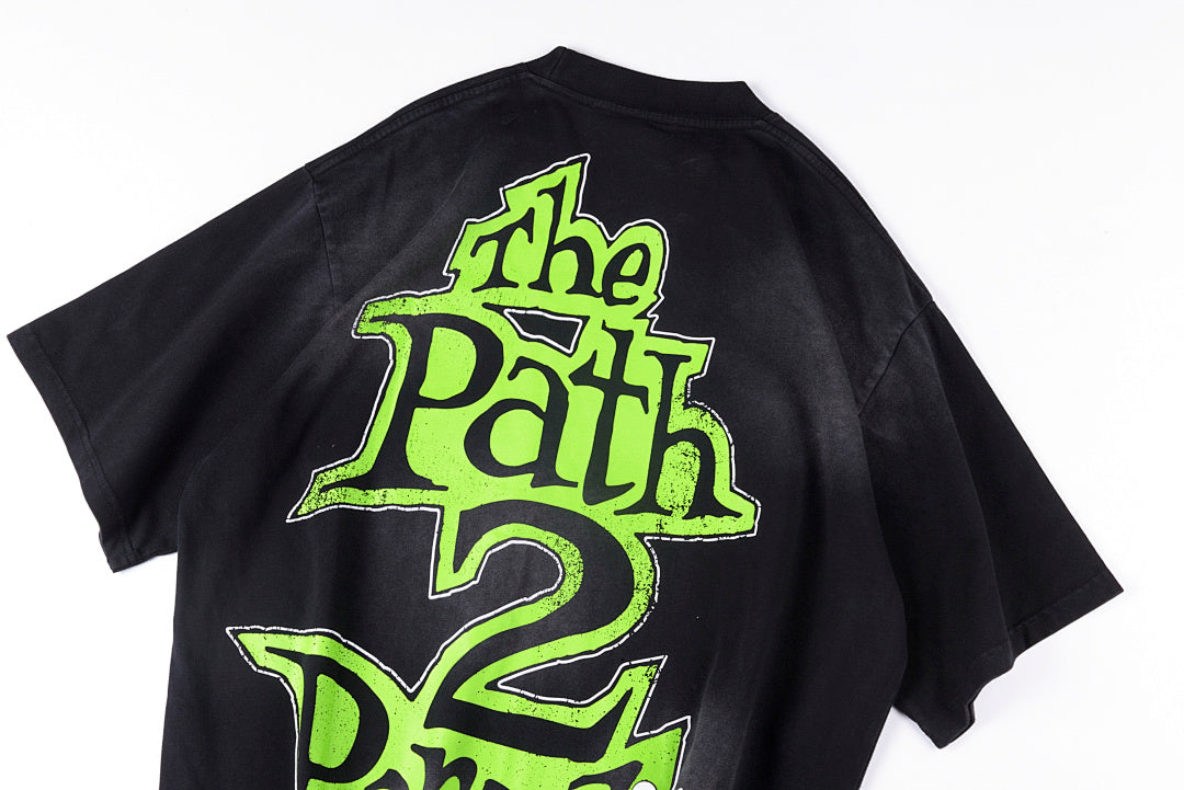 Hellstar Studios The Path 2 Paradise欧美风印花短T - view 11