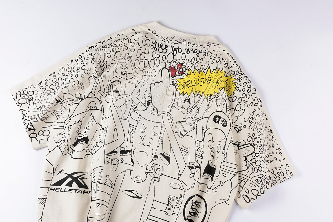 Hellstar Studios OM Eyes T-Shirt恶搞卡通纯棉短T - view 11