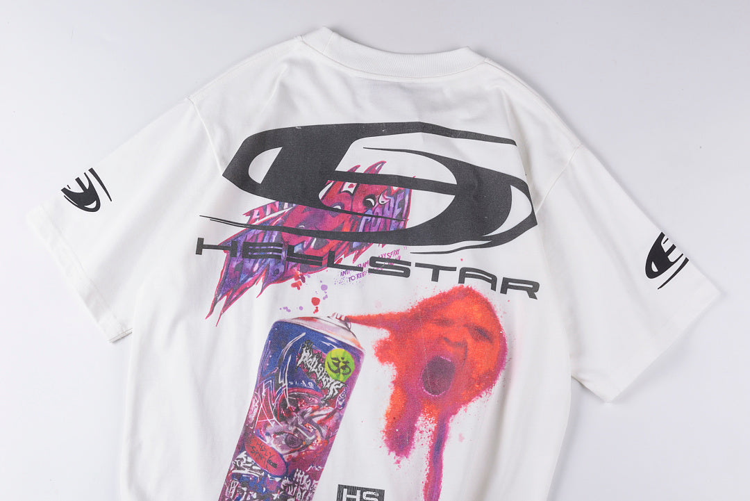 Hellstar Studios Spray Paint Kid T-shirt喷漆涂鸦休闲短T - view 12