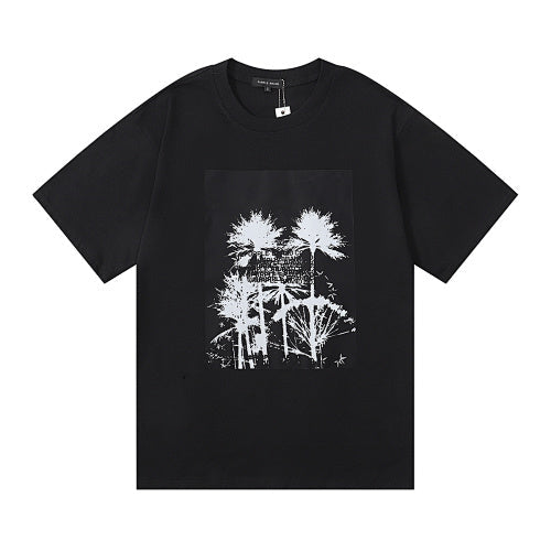 New Purple Short-Sleeve T-Shirt - Black